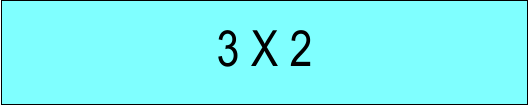 3 X 2