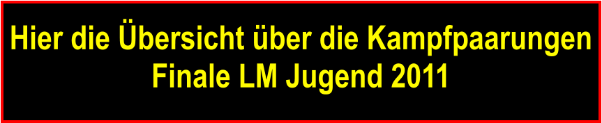 Hier die bersicht ber die Kampfpaarungen Finale LM Jugend 2011